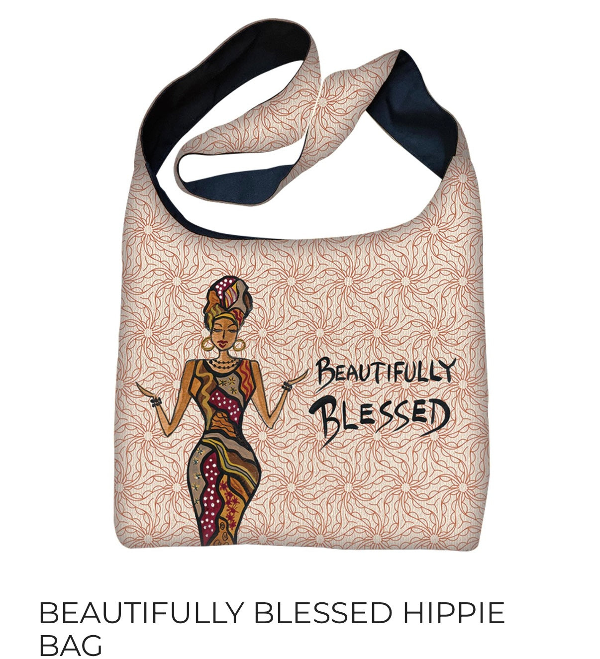 Beautifully Blessed Hippie Bag