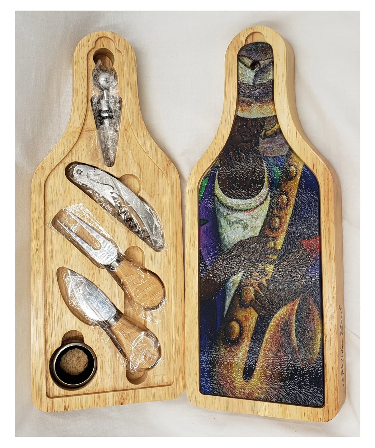 Burning Ax - Wine & Cheese Set