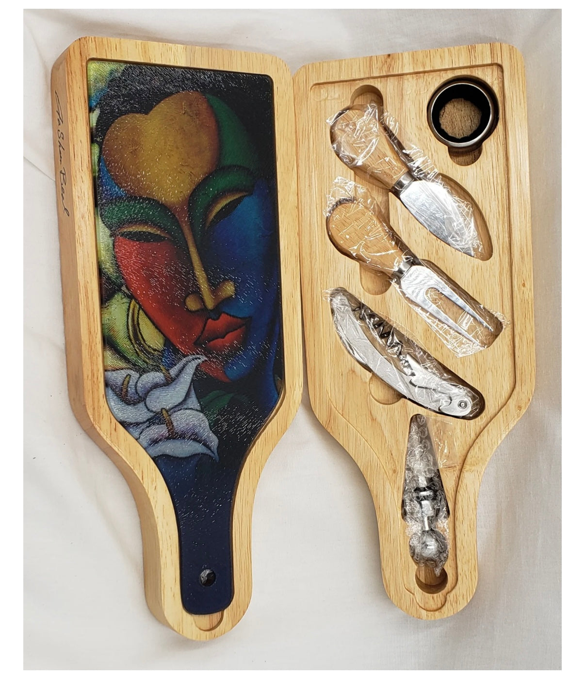 Colored Girl - Wine & Cheese Set