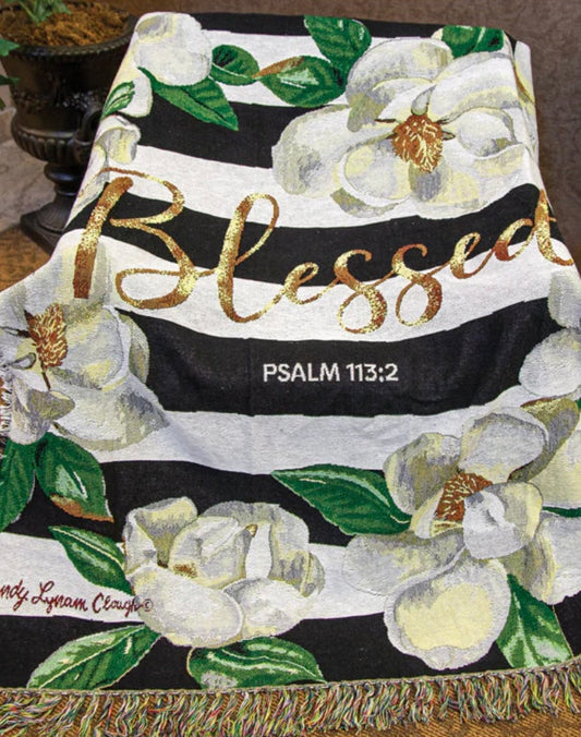 BLESSED MAGNOLIA Tapestry / Throw