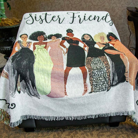 Sister Friends Tapestry / Throw