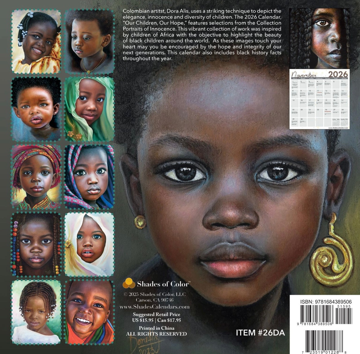Our Children Our Hope - Dora Alis - 2026 Wall Calendar