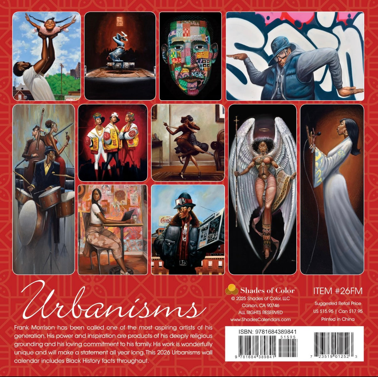 Urbanism - Frank Morrison 2026 Wall Calendar