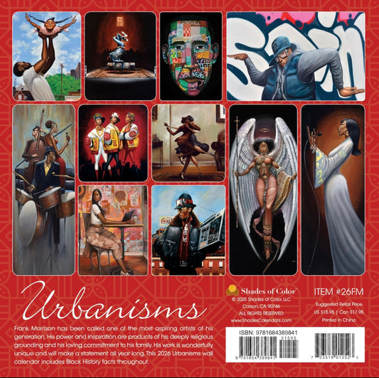 Urbanism - Frank Morrison 2026 Wall Calendar