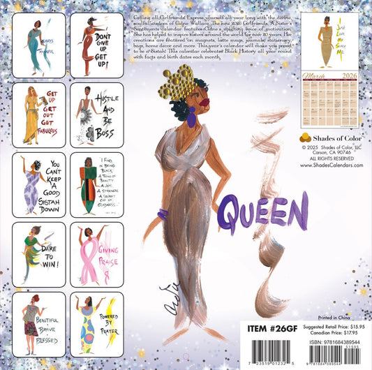 Girlfriends - Cidne Wallace - 2026 Wall Calendar