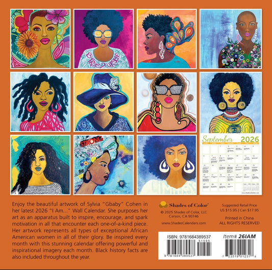 I Am Radiant - GBaby - 2026 Wall Calendar