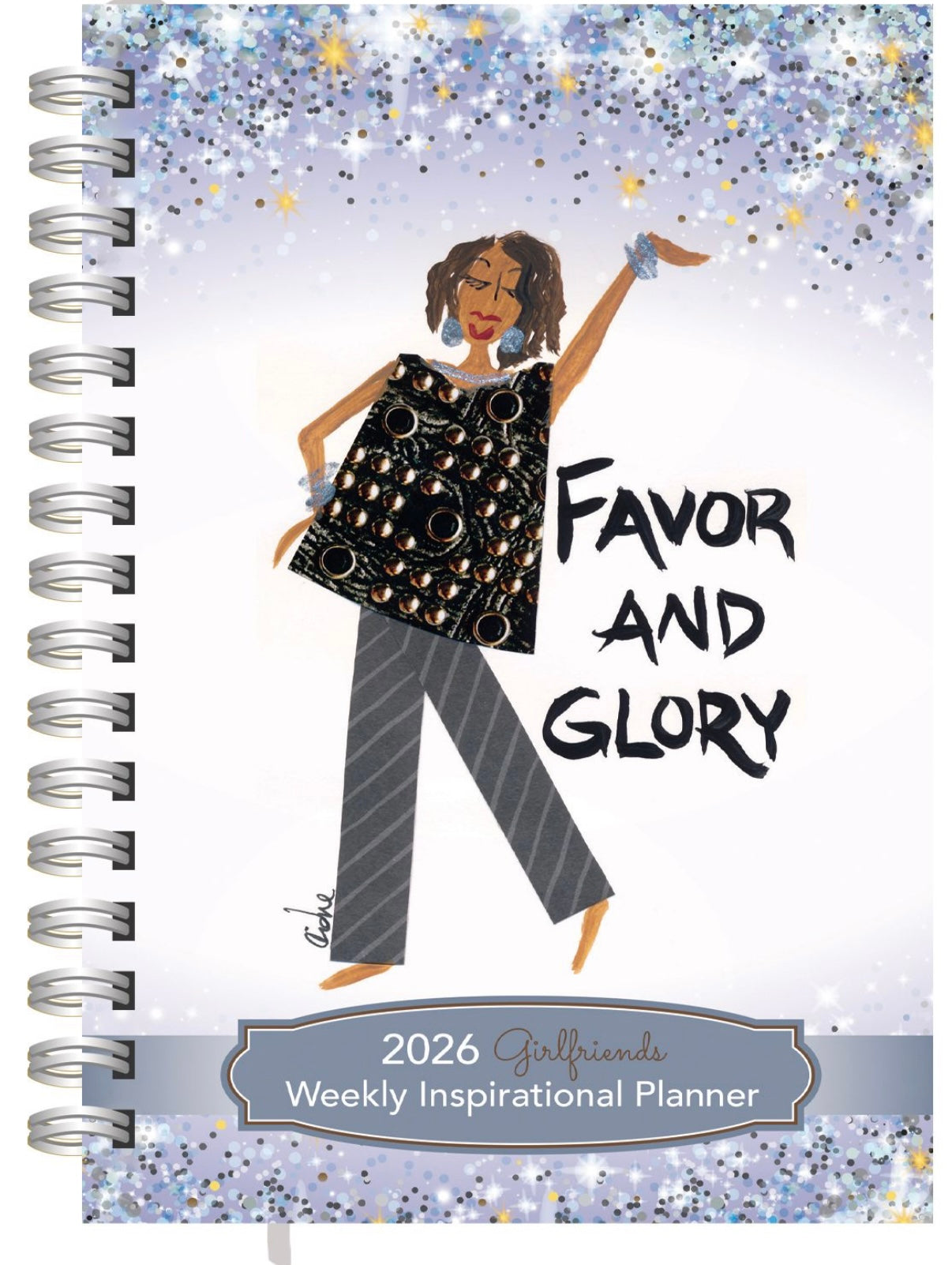 Cidne Wallace - Favor & Glory - 2026 Weekly Inspirational Planner