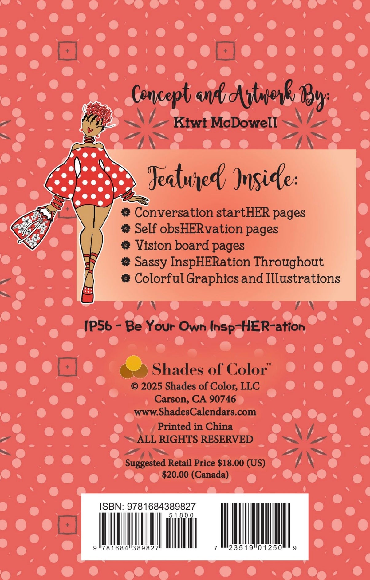 Kiwi McDowell - Blessed Sista Energy - 2026 Weekly Inspirational Planner