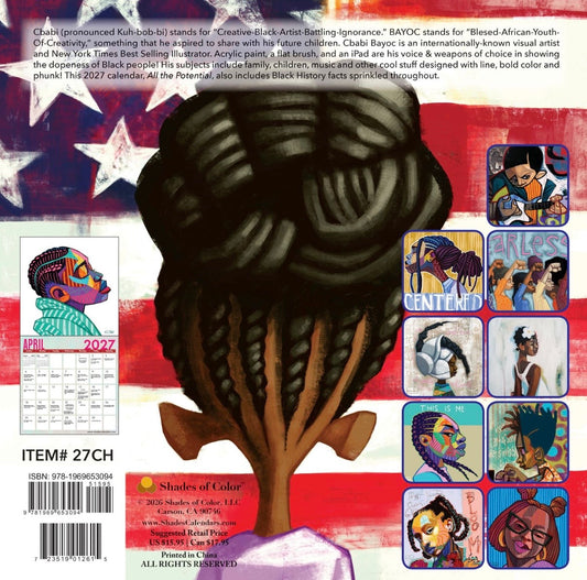 All The Potential To The Children - Cbabi Bayoc -2027 Wall Calendar