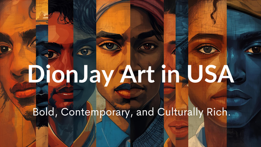 DionJay Art in USA – Bold, Contemporary, and Culturally Rich