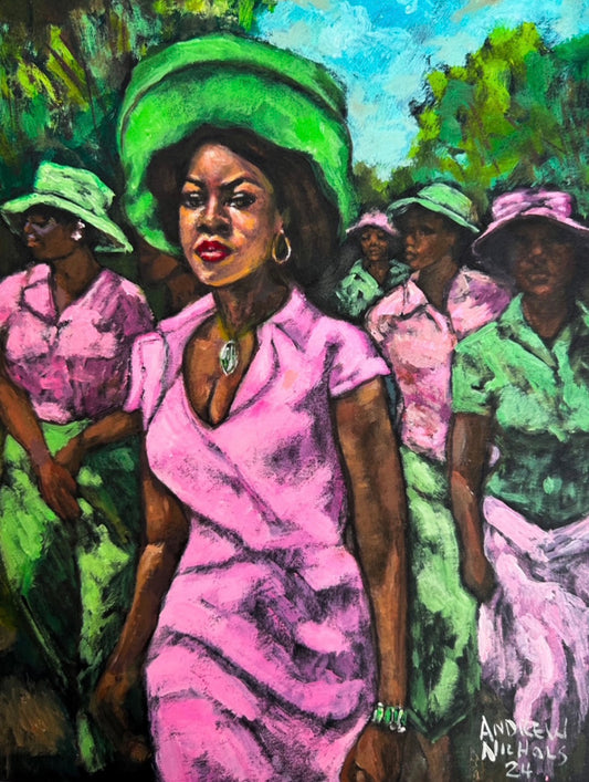 Ladies of Pink & Green