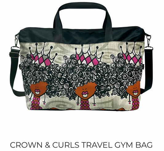 Crown & Curls - Travel / Gym Bag