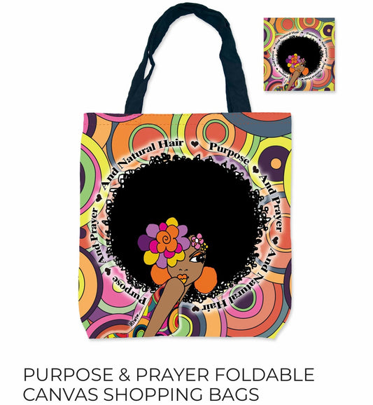 Purpose & Prayer - Canvas Shopping Bag