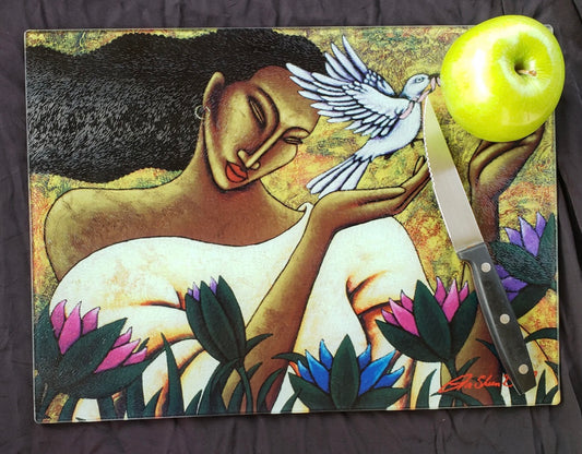 Celebrating Life - Cutting Board/Kitchen Art
