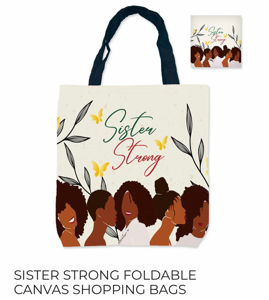 Sister Strong - Canvas Shopping Bag