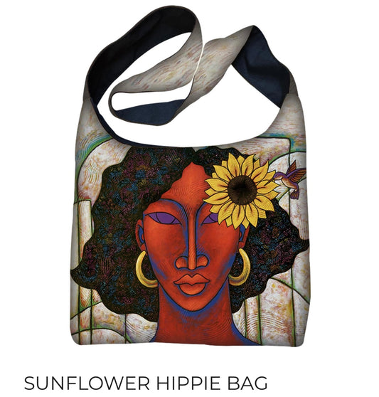 Sunflower Hippie Bag