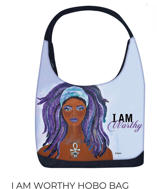 I Am Worthy Hobo Bag