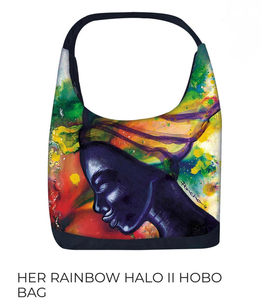 Her Rainbow Halo II Hobo Bag