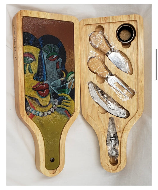 Apple Martini - Wine & Cheese Set