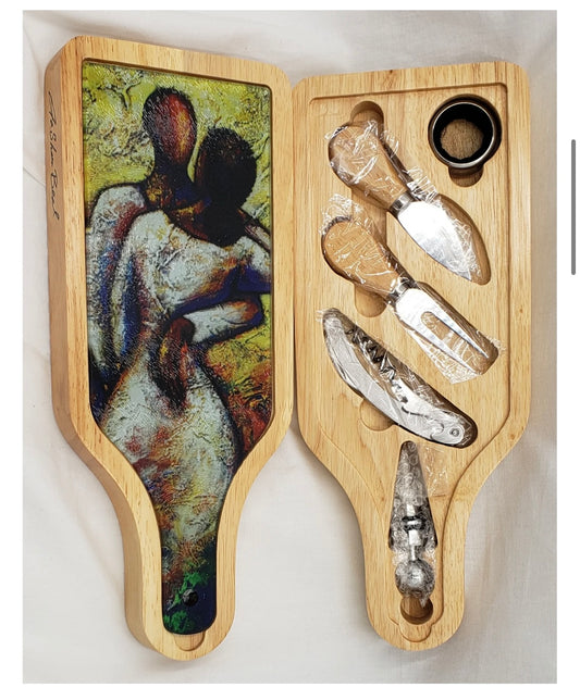 Through The Fire - Wine & Cheese Set