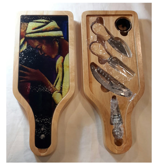 Somewhere To Turn - Wine & Cheese Set