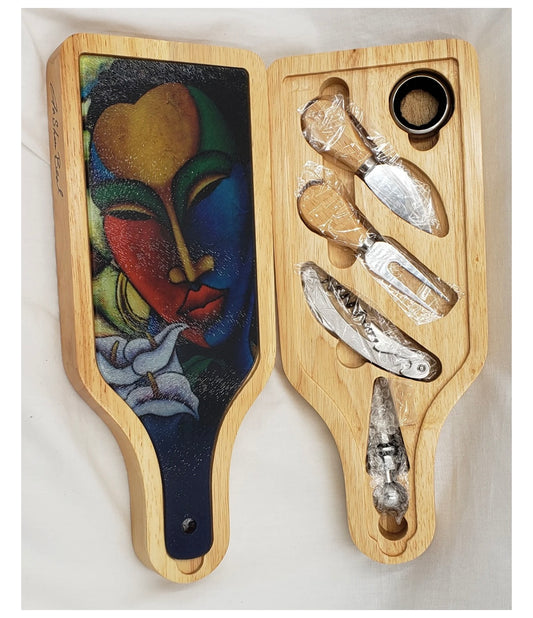 Colored Girl - Wine & Cheese Set