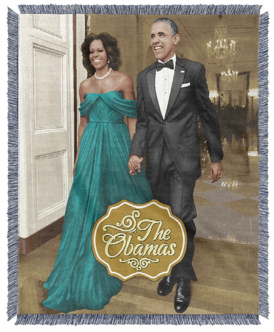 THE OBAMAS Tapestry / Throw