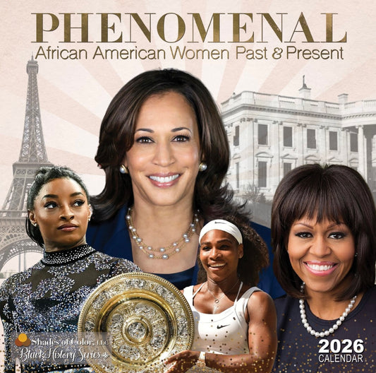 Phenomenal African American Women 2026 Wall Calendar