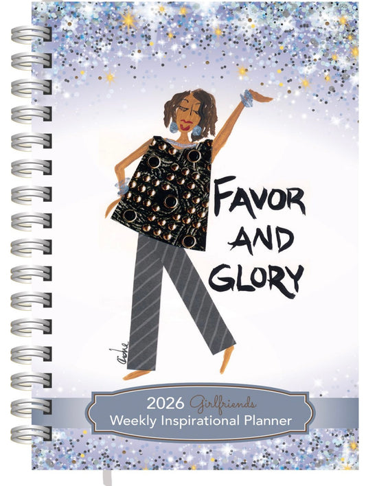Cidne Wallace - Favor & Glory - 2026 Weekly Inspirational Planner
