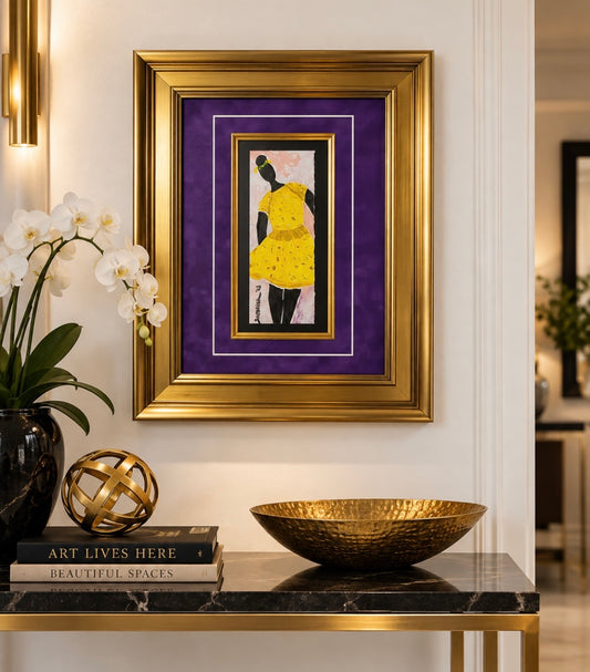 Girl In Yellow & Gold