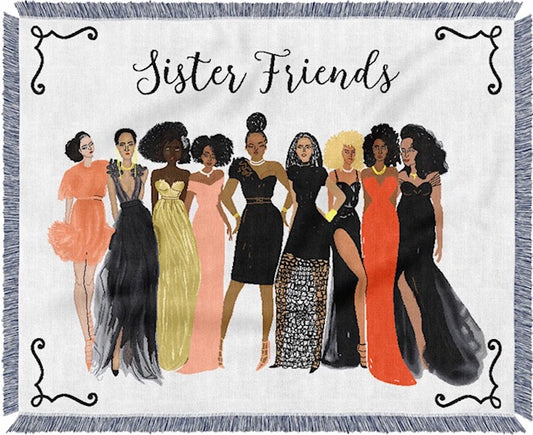 Sister Friends Tapestry / Throw